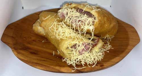 Gyrosos-sajtos töltött lángos 