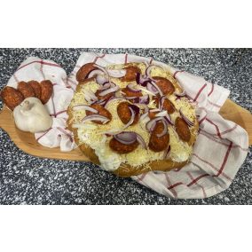 Magyaros lángos
