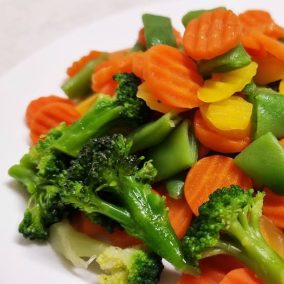 Párolt zöldség 