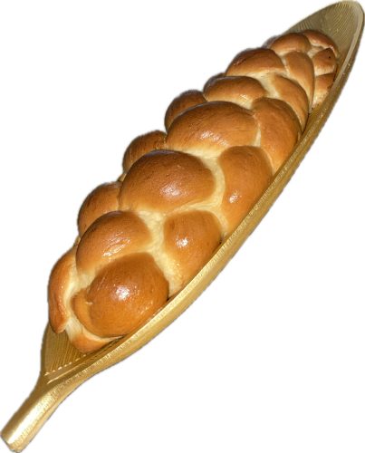 Friss fonott édes kalács