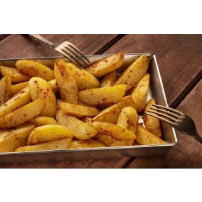 Fűszeres hullámos steakburgonya