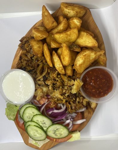  Gyrostál gluténmentesen steakburgonyával gluténmentesen