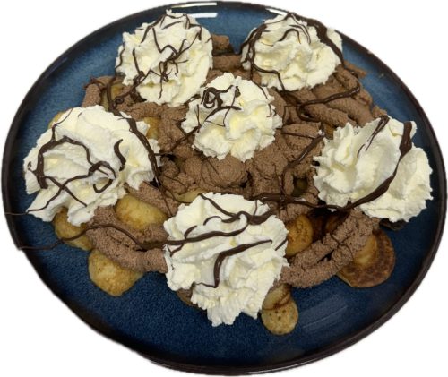 Nutellás buborék gofri