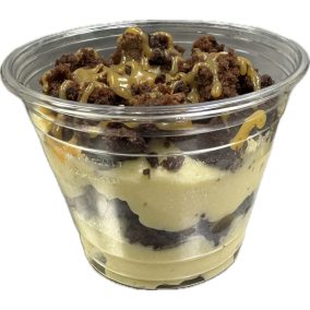 Sóskaramellás brownie-s pohárkrém