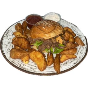 Pulled beef menübox