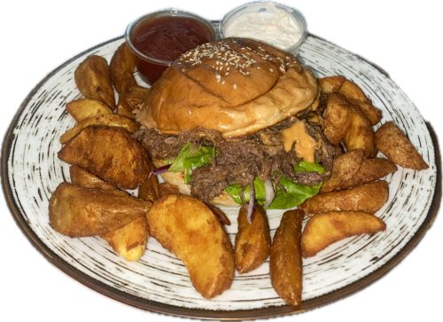 Pulled beef menübox