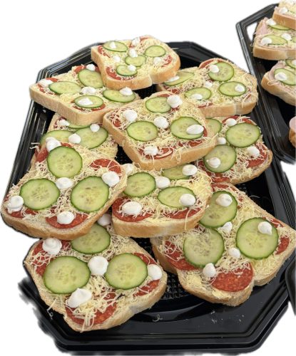 Szalámis szendvicstál 10db